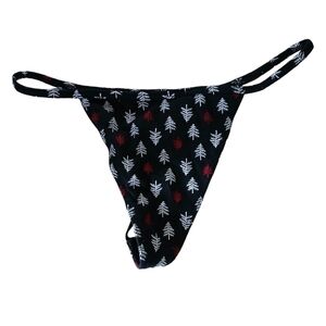Victoria's Secret Christmas Trees V String Panty M